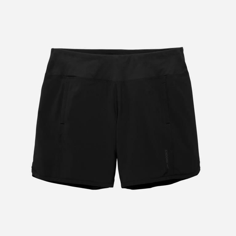 Brooks Women's Chaser 7 Running Shorts Singapore - Black (52703-DMIZ)